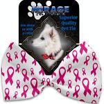 Pink Ribbons Pet Bow Tie