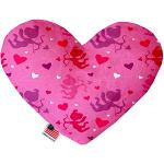 Cupid Hearts 6 inch Heart Dog Toy