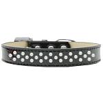 Sprinkles Ice Cream Dog Collar Pearls Size 12 Black