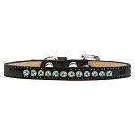 AB Crystal Size 10 Black Puppy Ice Cream Collar