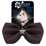 Silver Star Widget Pet Bowtie Brown