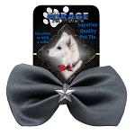 Silver Star Widget Pet Bowtie Grey