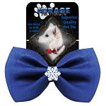 Snowflake Widget Pet Bowtie Blue