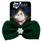 Snowflake Widget Pet Bowtie Green