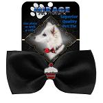 Cupcake Widget Pet Bowtie Black