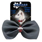 Cupcake Widget Pet Bowtie Grey