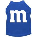 The M Costume Screen Print Dog Shirt Blue Size XS