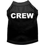 Crew Costume Screen Print Dog Shirt Black Size LG