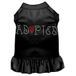 Adopted Rhinestone Dress Black 4X