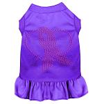 Pink Ribbon Rhinestone Dress Purple 4X