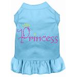 Princess Rhinestone Dress Baby Blue 4X