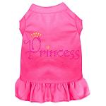 Princess Rhinestone Dress Bright Pink 4X