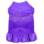 Rhinestone Angel Dress Purple 4X