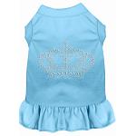 Rhinestone Crown Dress Baby Blue 4X