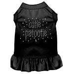 Rhinestone Cutie Patootie Dress Black 4X