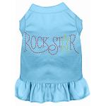 Rhinestone RockStar Dress Baby Blue 4X