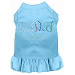 Rhinestone Wild Child Dress Baby Blue 4X