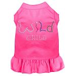 Rhinestone Wild Child Dress Bright Pink 4X