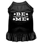 Be Thankful for Me Screen Print Dress Black 4X (22)