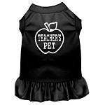 Teachers Pet Screen Print Dress Black 4X (22)