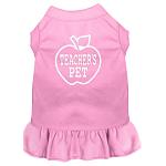 Teachers Pet Screen Print Dress Light Pink 4X (22)