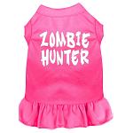 Zombie Hunter Screen Print Dress Bright Pink 4X (22)