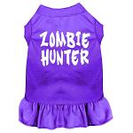 Zombie Hunter Screen Print Dress Purple 4X (22)