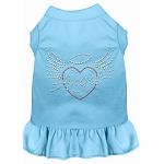 Angel Heart Rhinestone Dress Baby Blue 4X