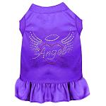 Angel Heart Rhinestone Dress Purple 4X