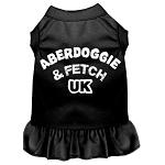 Aberdoggie UK Screen Print Dress Black 4X (22)