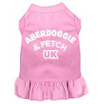 Aberdoggie UK Screen Print Dress Light Pink 4X (22)