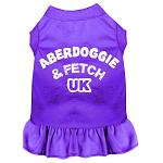 Aberdoggie UK Screen Print Dress Purple 4X (22)