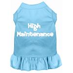 High Maintenance Screen Print Dress Baby Blue 4X (22)