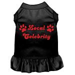 Local Celebrity Screen Print Dress Black 4X (22)