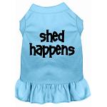 Shed Happens Screen Print Dress Baby Blue 4X (22)