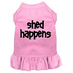 Shed Happens Screen Print Dress Light Pink 4X (22)