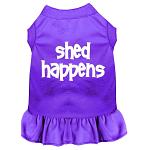 Shed Happens Screen Print Dress Purple 4X (22)