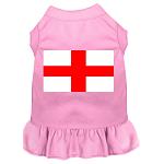 St Georges Cross Screen Print Dress Light Pink 4X (22)