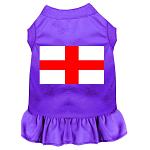 St Georges Cross Screen Print Dress Purple 4X (22)