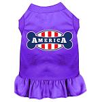 Bonely in America Screen Print Dress Purple 4X (22)