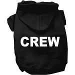 Crew Costume Screen Print Dog Hoodie Black Size XS