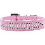 Ritz Pearl and Clear Crystal Dog Collar Light Pink Size 12