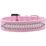 Ritz Pearl and AB Crystal Dog Collar Light Pink Size 12