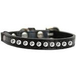 Clear Jewel Cat safety collar Black Size 10