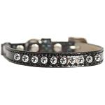 Clear Jewel Ice Cream Cat safety collar Black Size 10