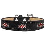 Peppermint Widget Dog Collar Black Ice Cream Size 10