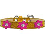 Metallic Flower Ice Cream Dog Collar Gold 3 Colors