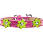 Metallic Flower Ice Cream Dog Collar Pink 3 Colors