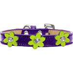 Metallic Flower Ice Cream Dog Collar Purple 5 Colors