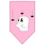 Sammy the Ghost Screen Print Bandana Light Pink Large